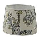 William Morris Golden Lily embroidery skärmar dove rund (35cm)