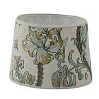 William Morris Golden Lily embroidery skärmar linen/blush rund (35cm)