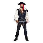 Piratjacka Deluxe Herr Maskeraddräkt Medium