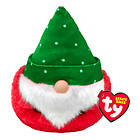 TY Teeny Puffies Christmas Gnome Turvey 10cm