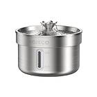 Rojeco Stainless steel fountain drinker for dog and cat 2L