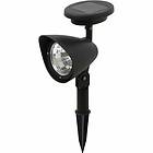 Galix Solcellslampa Svart Plast Ø 19,5 cm