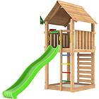 Jungle Gym Cabin 2,1 Lektorn med sand rutschkana