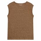 Knowledge Cotton Loose Fold Up Linen T-shirt GOTS/Vegan (Dam)
