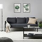 IKEA GLOSTAD 3-sitssoffa Armstödshöjd: 57 cm
