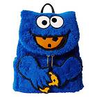 Loungefly Sesame Street: Cookie Monster Plush Mini Backpack (sesbk0013)