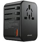 Usams T62 Universal Travel Charger 2x USB-C 1xUSB 65W