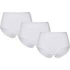 Pierre Robert Cotton High Waist Brief 3-pk