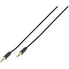 Vivanco Platt audiokabel 3,5mm Guld 1m