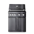 MyOutdoorKitchen Black Collection - Fristående Gasolgrill med 4 effektiva brännare och infravärme