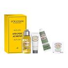 L'Occitane Almond Set (75ml Almond Shower Oil, 50g tvål, 30ml Handkräm)