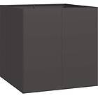 vidaXL Odlingslåda svart 80x80x80cm stål 860780