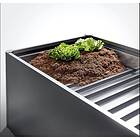 Biohort mellemhylde i mørkegrå metallic til Højbed 1x0,5