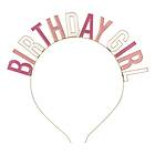 Diadem Birthday Girl i Metall One size