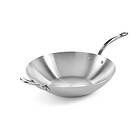 Samuel Groves Classic Stainless Steel Triply wokpanna Ø32cm