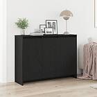 vidaXL Sideboard Svart ek Konstruerat trä Medium Förvaring