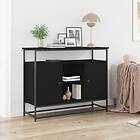 vidaXL Sideboard Svart ek Konstruerat trä Medium Buffé sideboard