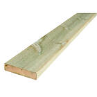 Moelven Terrassebord 28X120mm Impregnert Fallende Lengde
