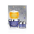 Olay Vitamin C & AHA24 & Retinol24 Max Gift Set 2 x 50ml + 15ml