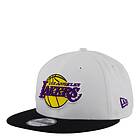 New Era 9fifty White Crown Patch Los Angeles Lakers