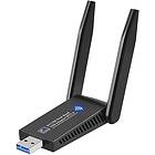 NÖRDIC BTWF-102 WIFI6 Bluetooth 5.0 trådlös USB3.0 adapter