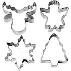 Pepparkaksformar Julgran, Ängel, Ren, Snökristall 8 cm 4-pack