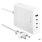 Fixed Supersnabb GaN Desktop Laddare 200W 3xUSB-C/USB-A