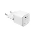 Fixed Snabb Hemladdare USB-C PD 20W+USB-C kabel 1m