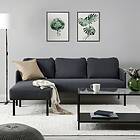IKEA GLOSTAD 3-sitssoffa med schäslong
