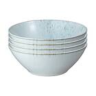 Denby Kiln blue cereal skål 4-pack 64 cl