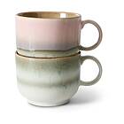 HKliving 70's tekopp 42,5 cl 2 delar Nova