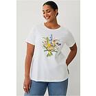 Zizzi vElin S/S Straight Tee (dam)