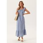 Pieces Pcapia Sl Square Neck Ankle Dress