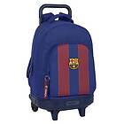 FC Barcelona Skolväska med hjul F.C. Röd Marinblå 33 X 45 X 22 cm
