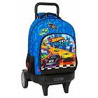 Hot Wheels Skolryggsäck Let's race Blå Svart 33 x 45 x 22 cm