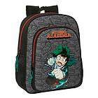 My Hero Academia Skolryggsäck Svart 32 X 38 X 12 cm