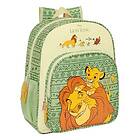 Skolryggsäck Mufasa Grön Beige 32 x 38 x 12 cm