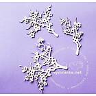 Creativ Chipboard Die Cuts Gren av Körsbärsträd