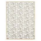 Creativ Chipboard Die Cuts Bakgrund med Rosor 118 x 90 mm