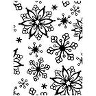 Vaessen Creative Embossing Folder A6 Fancy Snowflakes