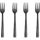 Raw Tårtgaffel 4-pack Svart 140mm