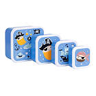 A Little Lovely Company Snackbox 4-pack Pirates