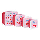A Little Lovely Company Snackbox 4-pack Cherries