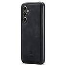 DG MING Samsung A36 5G Premium PU-Läder Hybrid Skal Svart