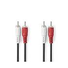 Nedis 2x RCA Hane - 2x RCA Hane - 2m