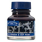 Winsor & Newton Calligraphy Ink, Transparent 30ml Blue Black 034