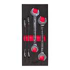 Milwaukee 4932493630 U-nyckelsats Toolguard, i skuminlägg 4 delar