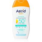 Astrid Sun Sensitive Sol-lotion för kroppen SPF 50+ Hög solskyddsfaktor 150ml