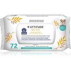 Attitude Baby-Bébé våtservetter för barn För mycket torr känslig och atopisk hud 72 st.
