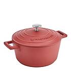 MasterClass Cast Aluminium gryta 2,5l röd
